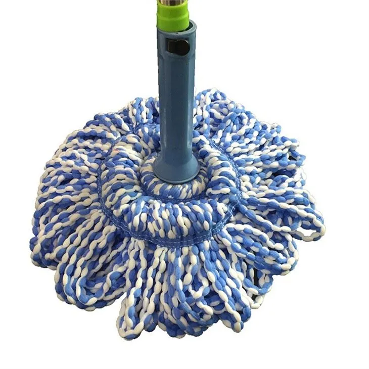 Mop Cleaning System Home Cover White Metal Head Fabric Packaging Floor Plastic Flat Color Tray